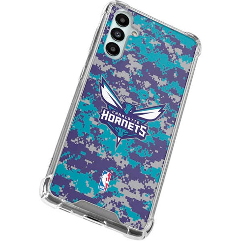 NBA Charlotte Hornets Digi Camo Galaxy A15 5G Clear Case