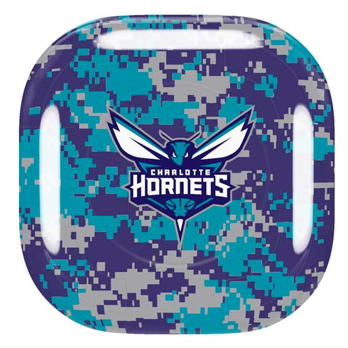 NBA Charlotte Hornets Digi Camo Galaxy Buds Pro Skin