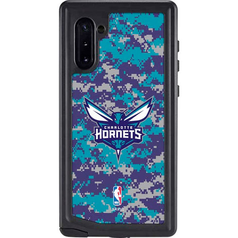 NBA Charlotte Hornets Digi Camo Galaxy Note 10 Waterproof Case