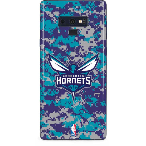 NBA Charlotte Hornets Digi Camo Galaxy Note 9 Skin