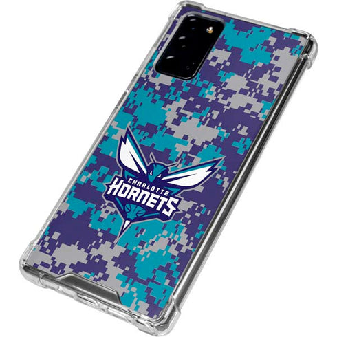 NBA Charlotte Hornets Digi Camo Galaxy Note20 5G Clear Case