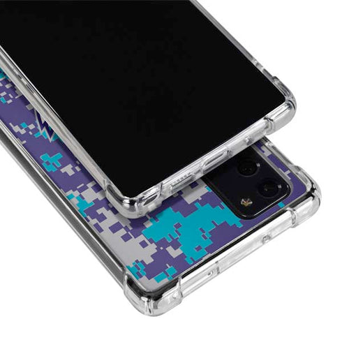 NBA Charlotte Hornets Digi Camo Galaxy Note20 5G Clear Case