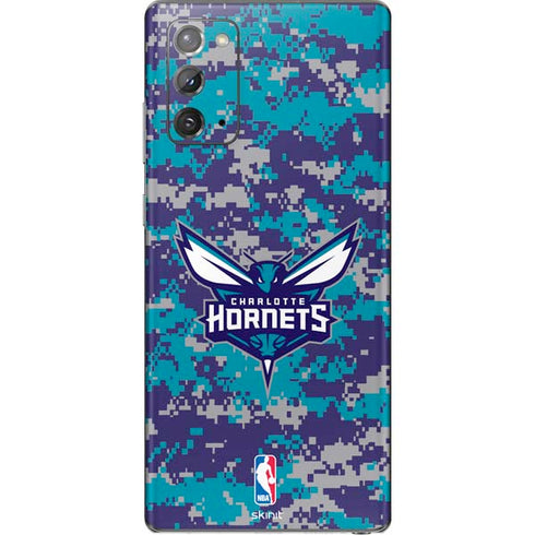 NBA Charlotte Hornets Digi Camo Galaxy Note20 5G Skin