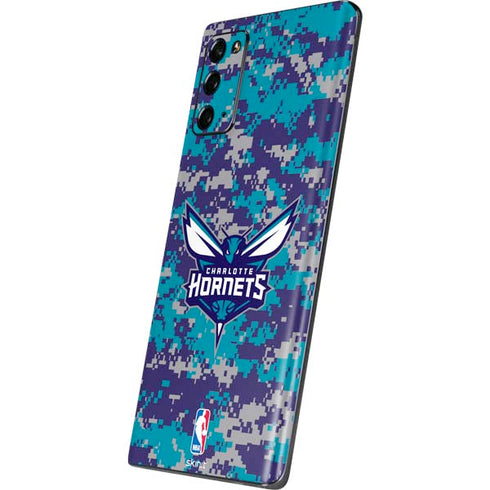 NBA Charlotte Hornets Digi Camo Galaxy Note20 5G Skin