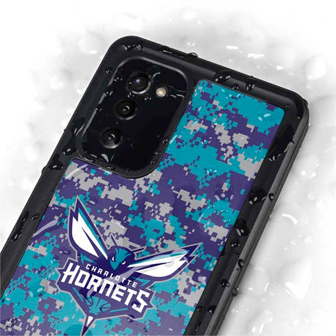 NBA Charlotte Hornets Digi Camo Galaxy Note20 5G Waterproof Case