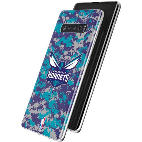 NBA Charlotte Hornets Digi Camo Galaxy S10 Plus Skin