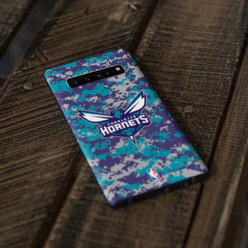 NBA Charlotte Hornets Digi Camo Galaxy S10 Skin