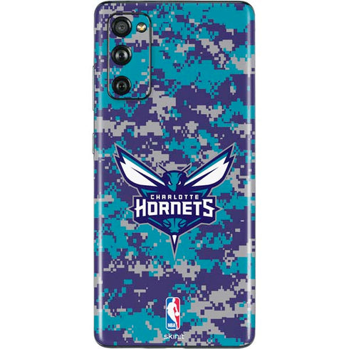 NBA Charlotte Hornets Digi Camo Galaxy S20 Fan Edition Skin