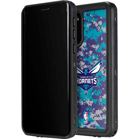 NBA Charlotte Hornets Digi Camo Galaxy S20 Plus Waterproof Case