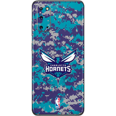 NBA Charlotte Hornets Digi Camo Galaxy S20 Skin