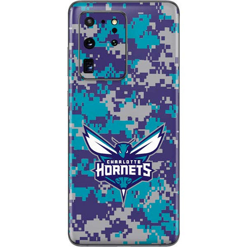 NBA Charlotte Hornets Digi Camo Galaxy S20 Ultra 5G Skin