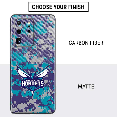 NBA Charlotte Hornets Digi Camo Galaxy S20 Ultra 5G Skin