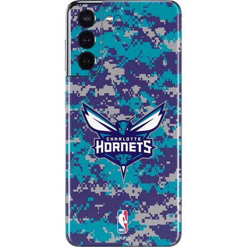 NBA Charlotte Hornets Digi Camo Galaxy S21 5G Skin
