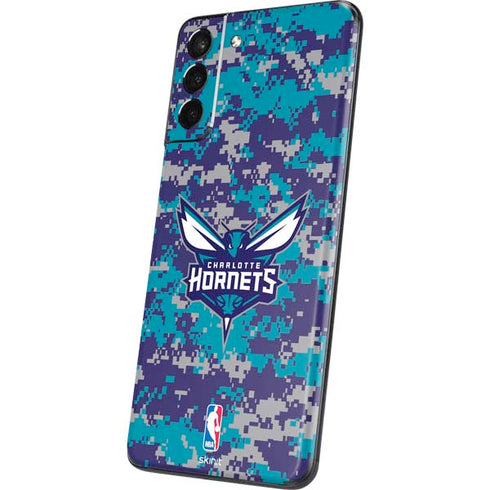 NBA Charlotte Hornets Digi Camo Galaxy S21 5G Skin