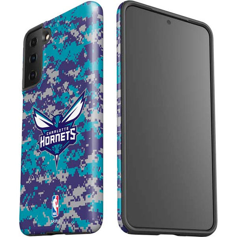 NBA Charlotte Hornets Digi Camo Galaxy S21 Plus 5G Pro Case