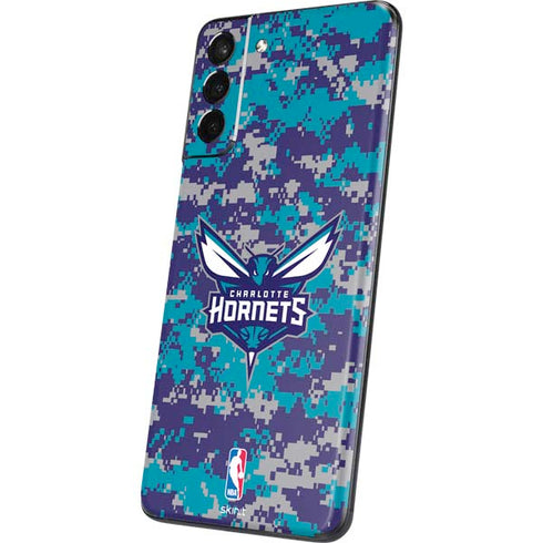 NBA Charlotte Hornets Digi Camo Galaxy S21 Plus 5G Skin