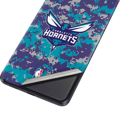 NBA Charlotte Hornets Digi Camo Galaxy S21 Plus 5G Skin