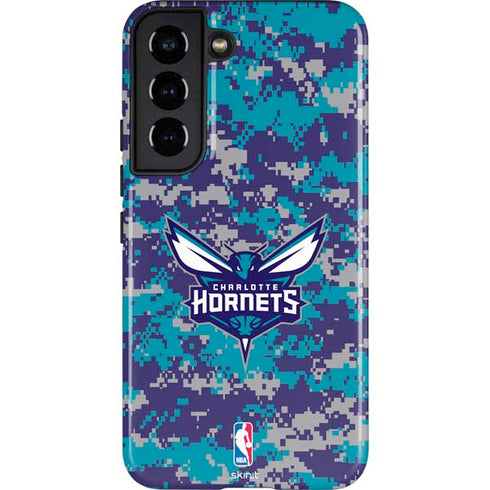 NBA Charlotte Hornets Digi Camo Galaxy S22 Pro Case