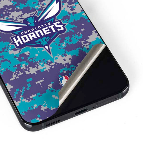NBA Charlotte Hornets Digi Camo Galaxy S22 Skin