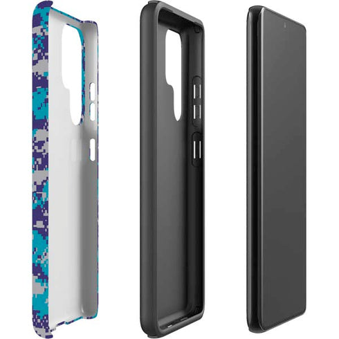 NBA Charlotte Hornets Digi Camo Galaxy S22 Ultra Pro Case