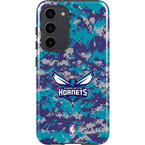 NBA Charlotte Hornets Digi Camo Galaxy S23 Plus Pro Case