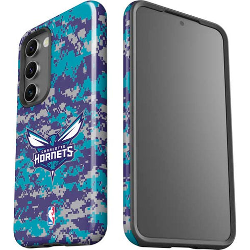 NBA Charlotte Hornets Digi Camo Galaxy S23 Plus Pro Case