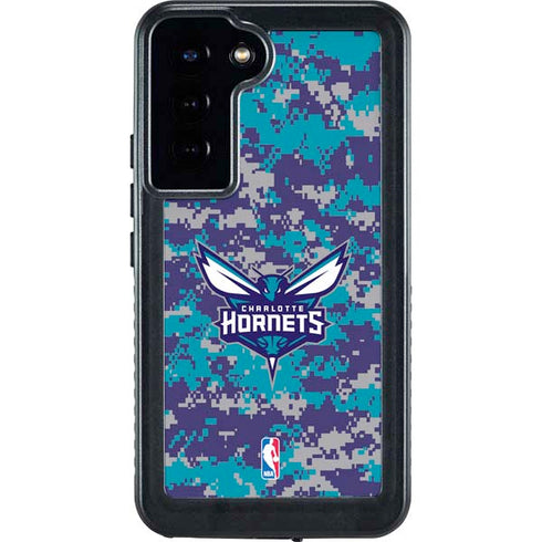 NBA Charlotte Hornets Digi Camo Galaxy S23 Plus Waterproof Case