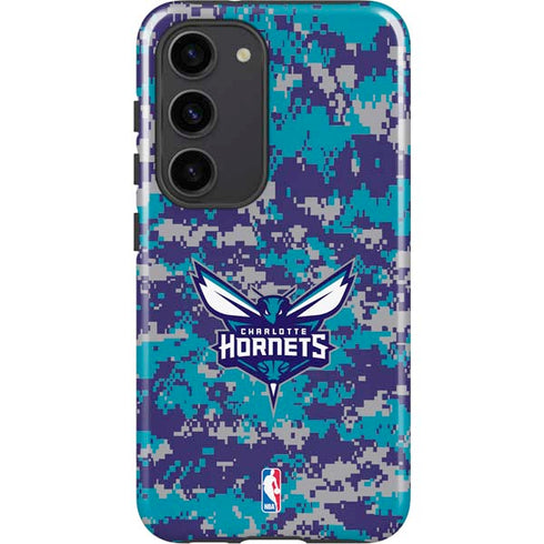 NBA Charlotte Hornets Digi Camo Galaxy S23 Pro Case