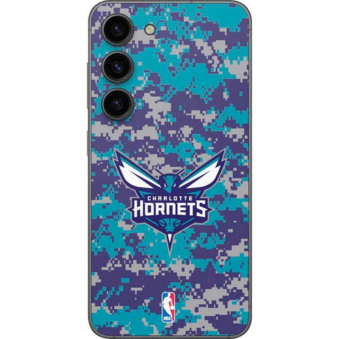 NBA Charlotte Hornets Digi Camo Galaxy S23 Skin