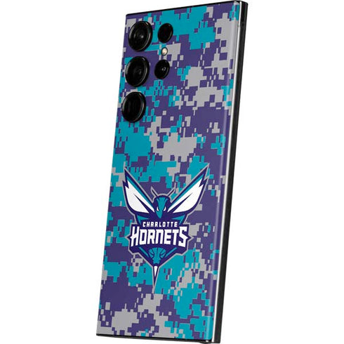 NBA Charlotte Hornets Digi Camo Galaxy S23 Ultra Skin