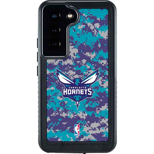 NBA Charlotte Hornets Digi Camo Galaxy S23 Waterproof Case