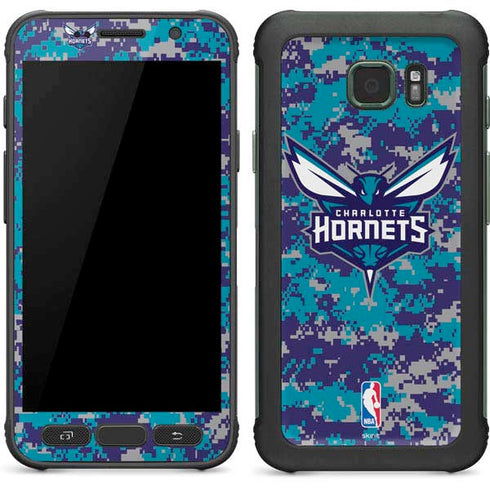 NBA Charlotte Hornets Digi Camo Galaxy S7 Active Skin