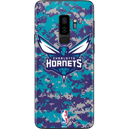 NBA Charlotte Hornets Digi Camo Galaxy S9 Plus Skin