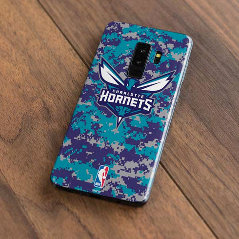 NBA Charlotte Hornets Digi Camo Galaxy S9 Plus Skin