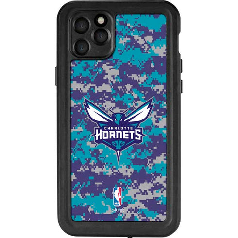 NBA Charlotte Hornets Digi Camo iPhone 11 Pro Max Waterproof Case