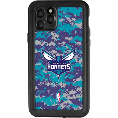 NBA Charlotte Hornets Digi Camo iPhone 11 Pro Waterproof Case