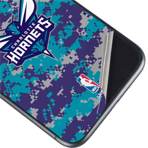 NBA Charlotte Hornets Digi Camo iPhone 11 Skin