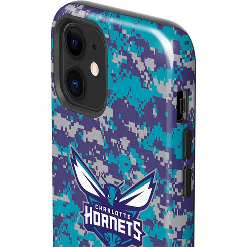 NBA Charlotte Hornets Digi Camo iPhone 12 Impact Case
