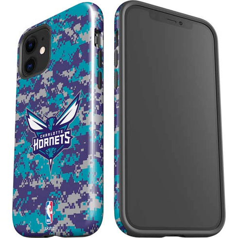 NBA Charlotte Hornets Digi Camo iPhone 12 Impact Case