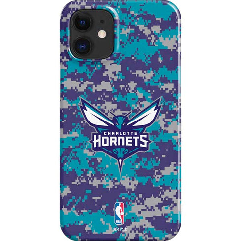 NBA Charlotte Hornets Digi Camo iPhone 12 Mini Lite Case