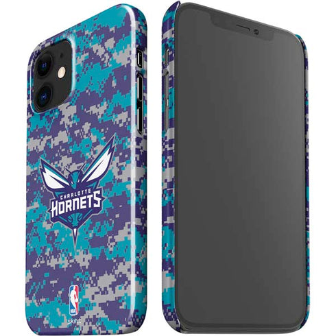 NBA Charlotte Hornets Digi Camo iPhone 12 Mini Lite Case