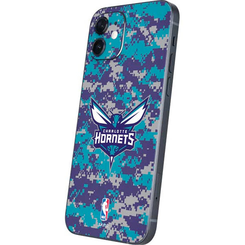 NBA Charlotte Hornets Digi Camo iPhone 12 Mini Skin