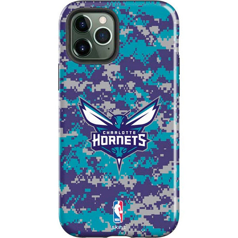 NBA Charlotte Hornets Digi Camo iPhone 12 Pro Impact Case