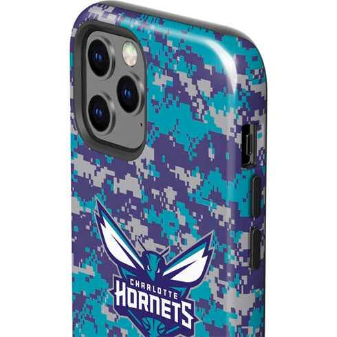 NBA Charlotte Hornets Digi Camo iPhone 12 Pro Impact Case