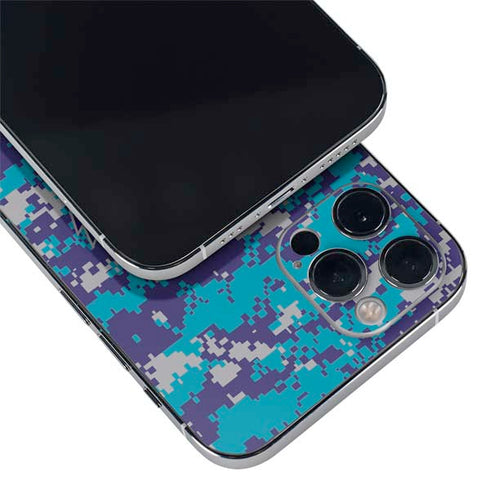 NBA Charlotte Hornets Digi Camo iPhone 12 Pro Skin