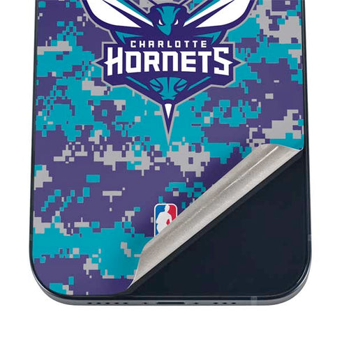 NBA Charlotte Hornets Digi Camo iPhone 12 Skin
