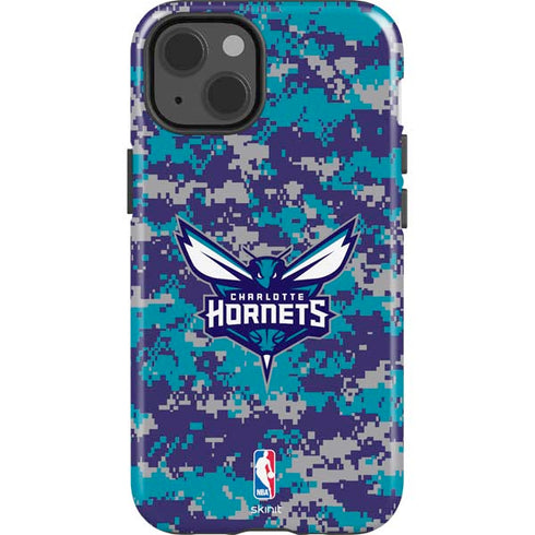 NBA Charlotte Hornets Digi Camo iPhone 13 Impact Case
