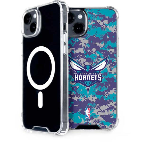 NBA Charlotte Hornets Digi Camo iPhone 13 MagSafe Case