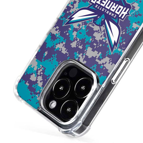 NBA Charlotte Hornets Digi Camo iPhone 13 Pro MagSafe Case