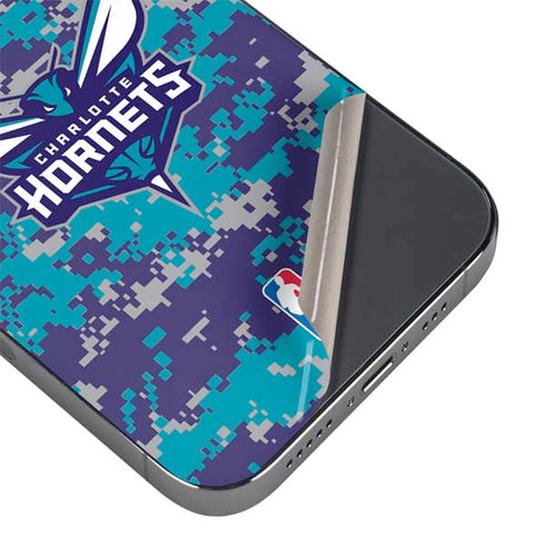 NBA Charlotte Hornets Digi Camo iPhone 14 Pro Max Skin